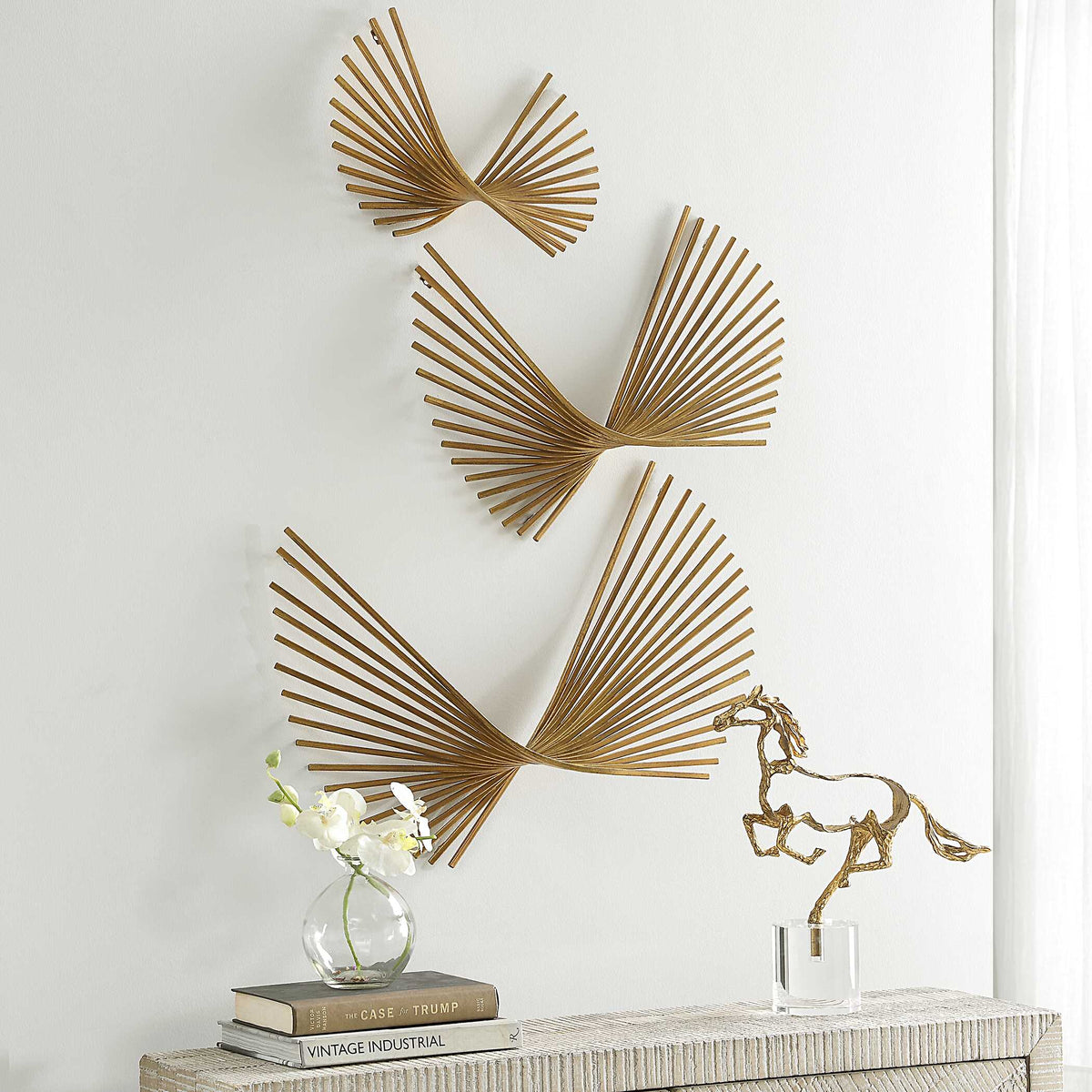 Coreograph Antique Gold Wall Decor Set/3