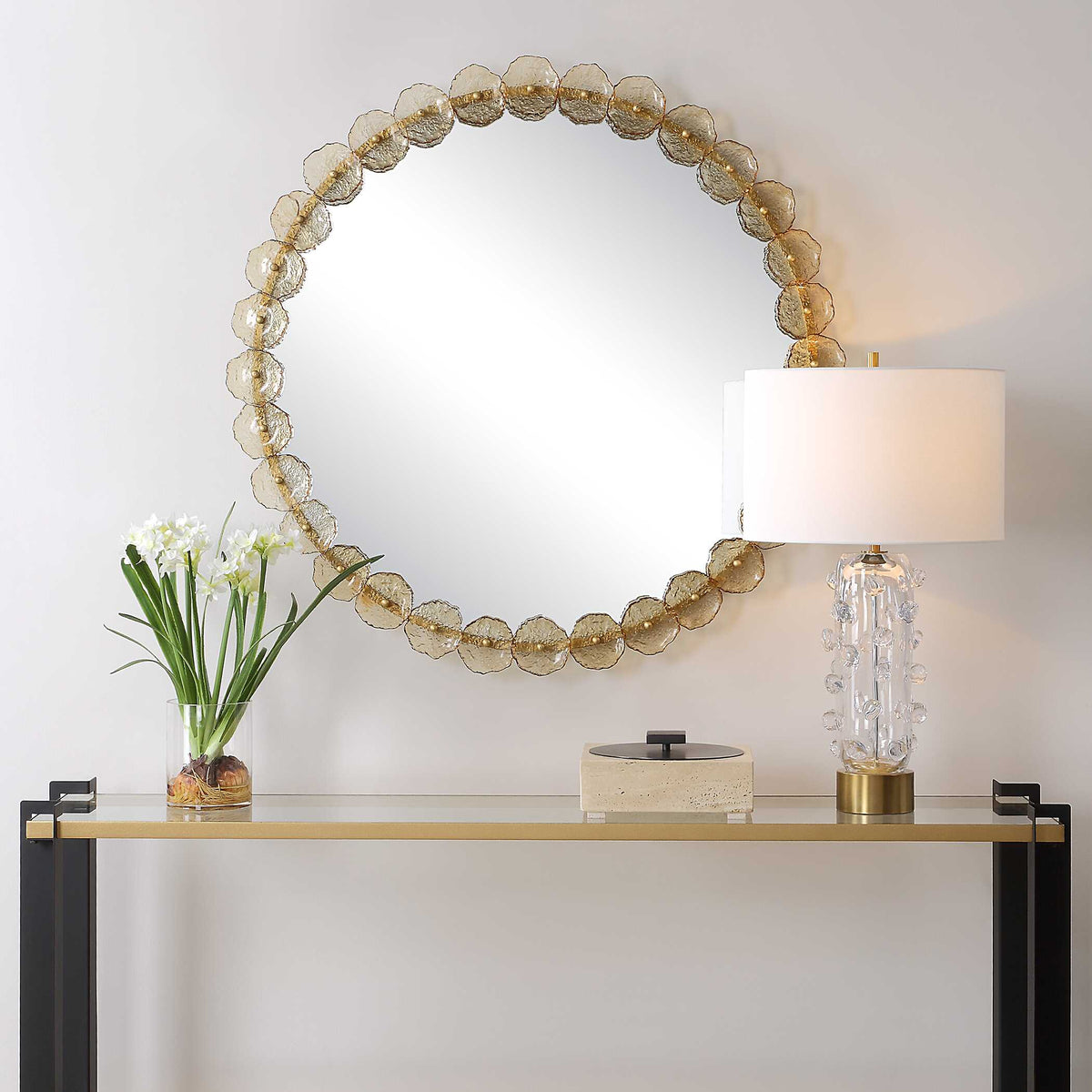 Nolina Round Mirror