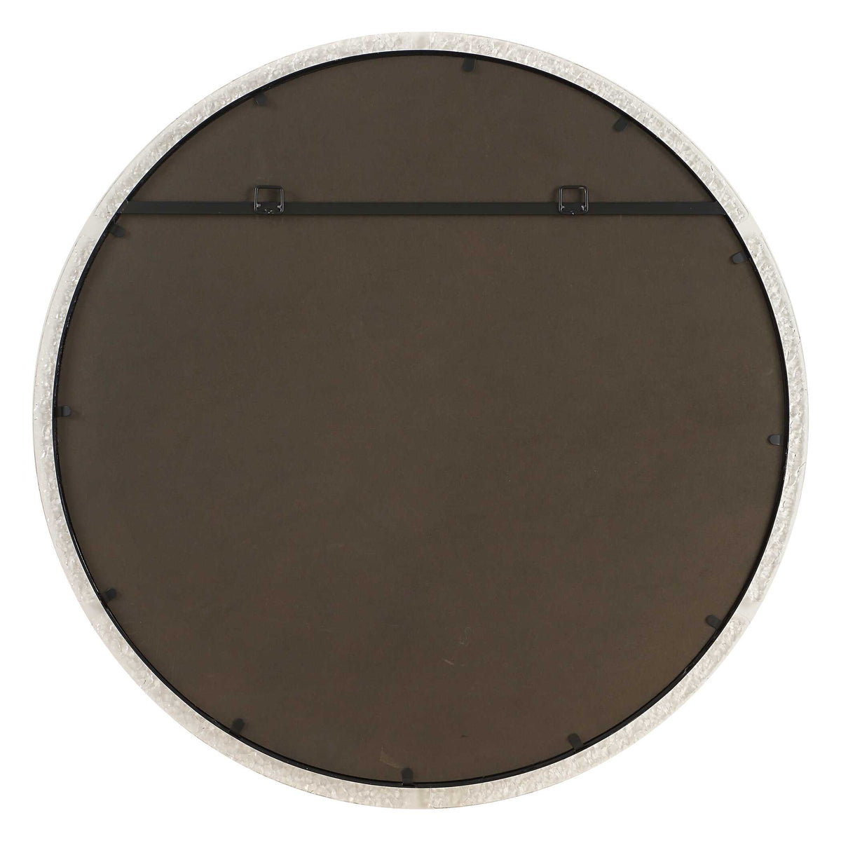 Crystalline Round Mirror