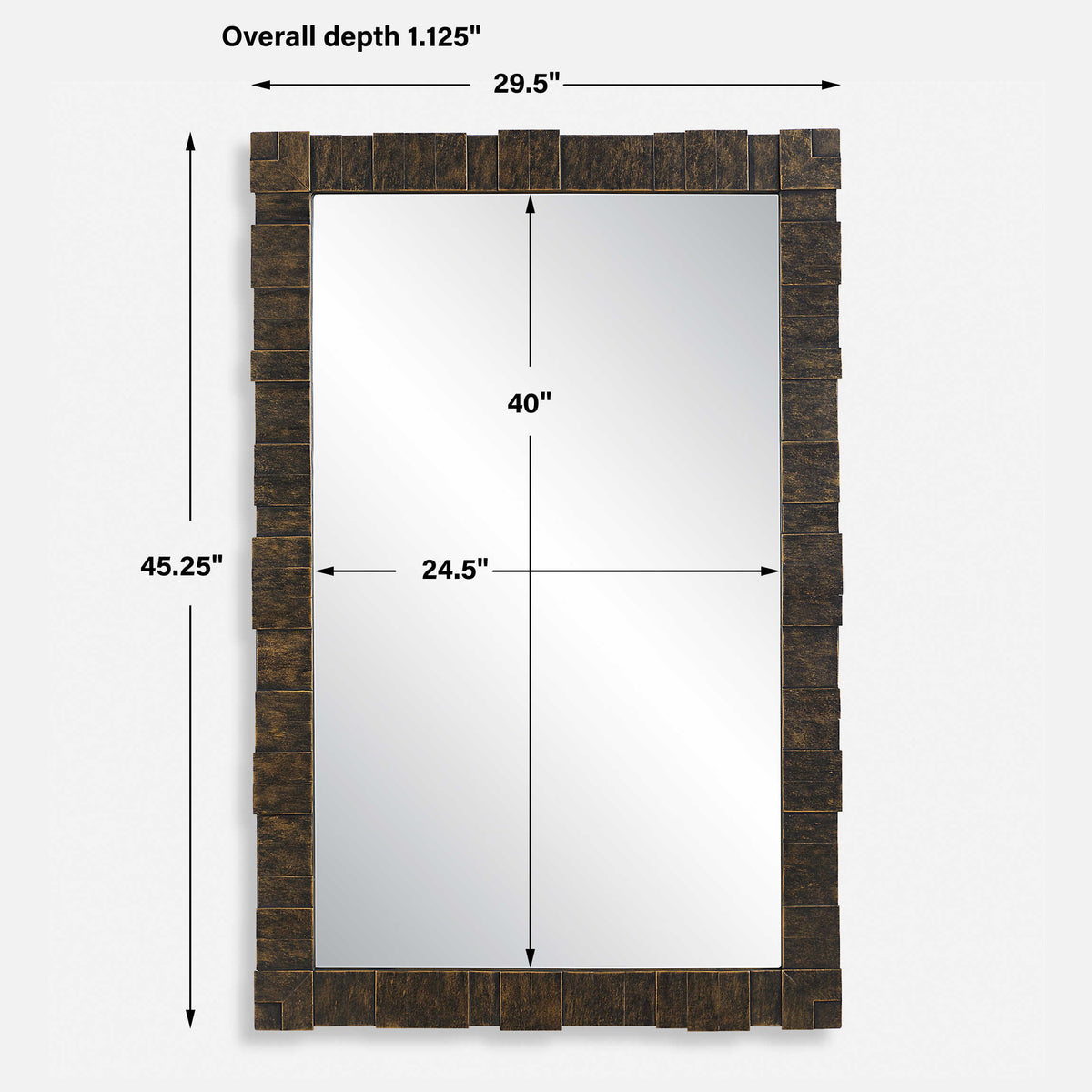 Bustelo Dark Bronze Mirror