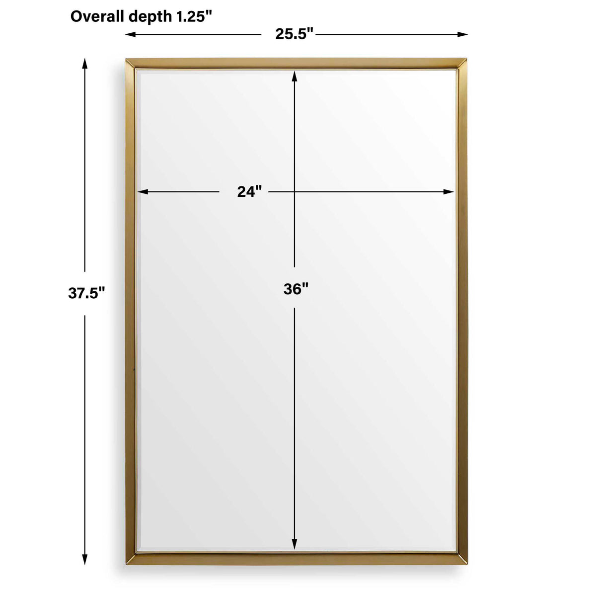 Heisler Brass Mirror