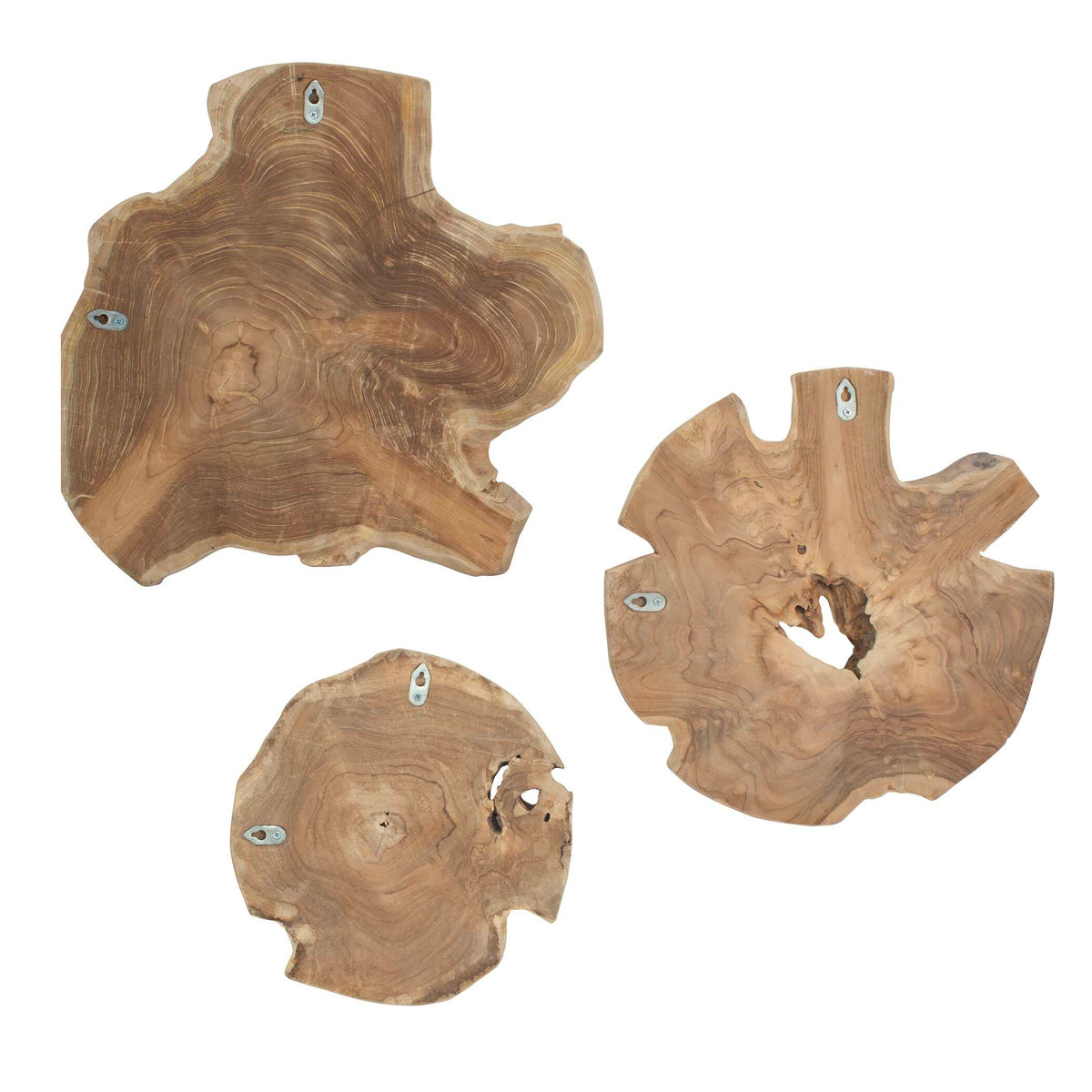 Kalani Wood Outdoor Wall Art Set/3