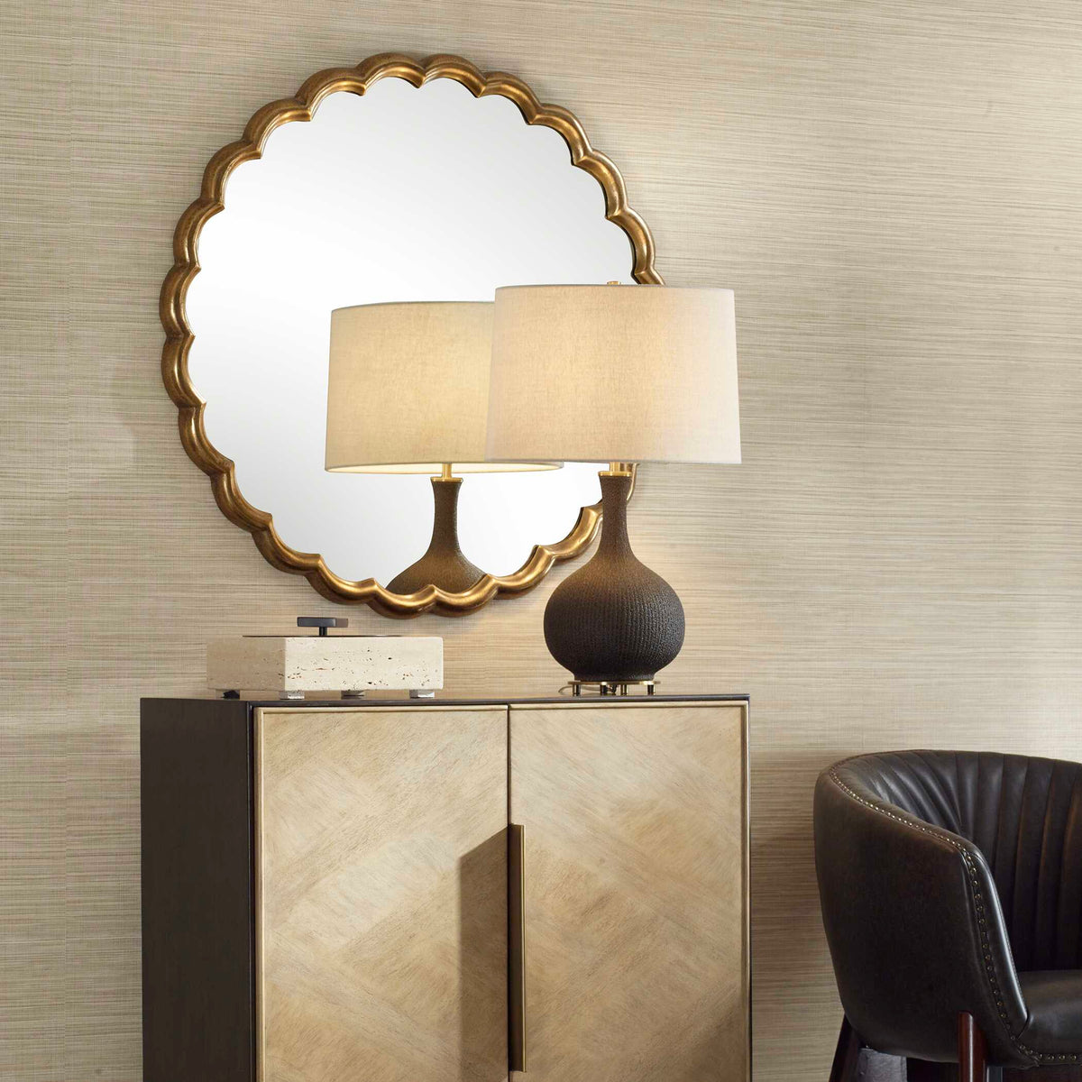 Cerrito Round Mirror