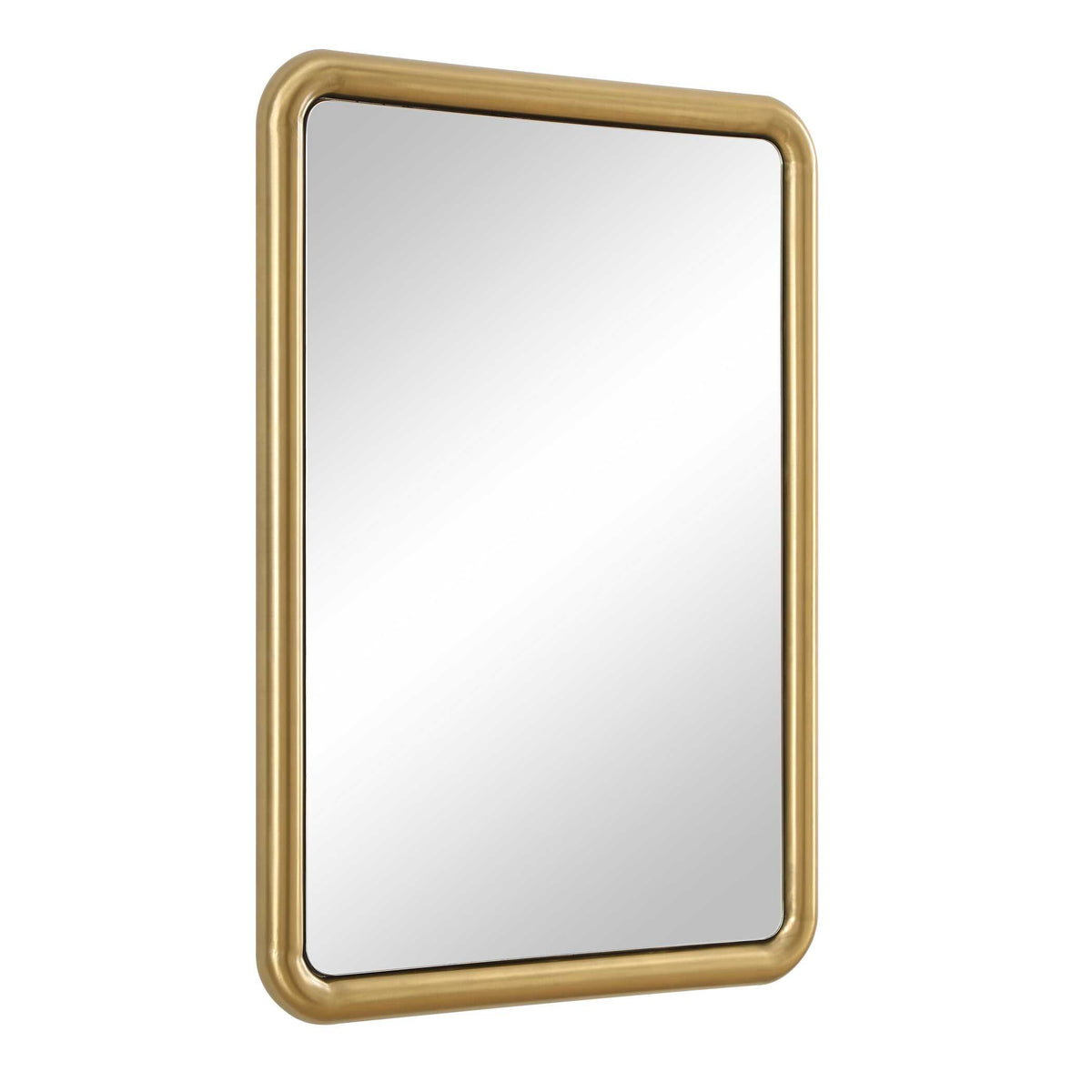 Atkinson Modern Brass Mirror
