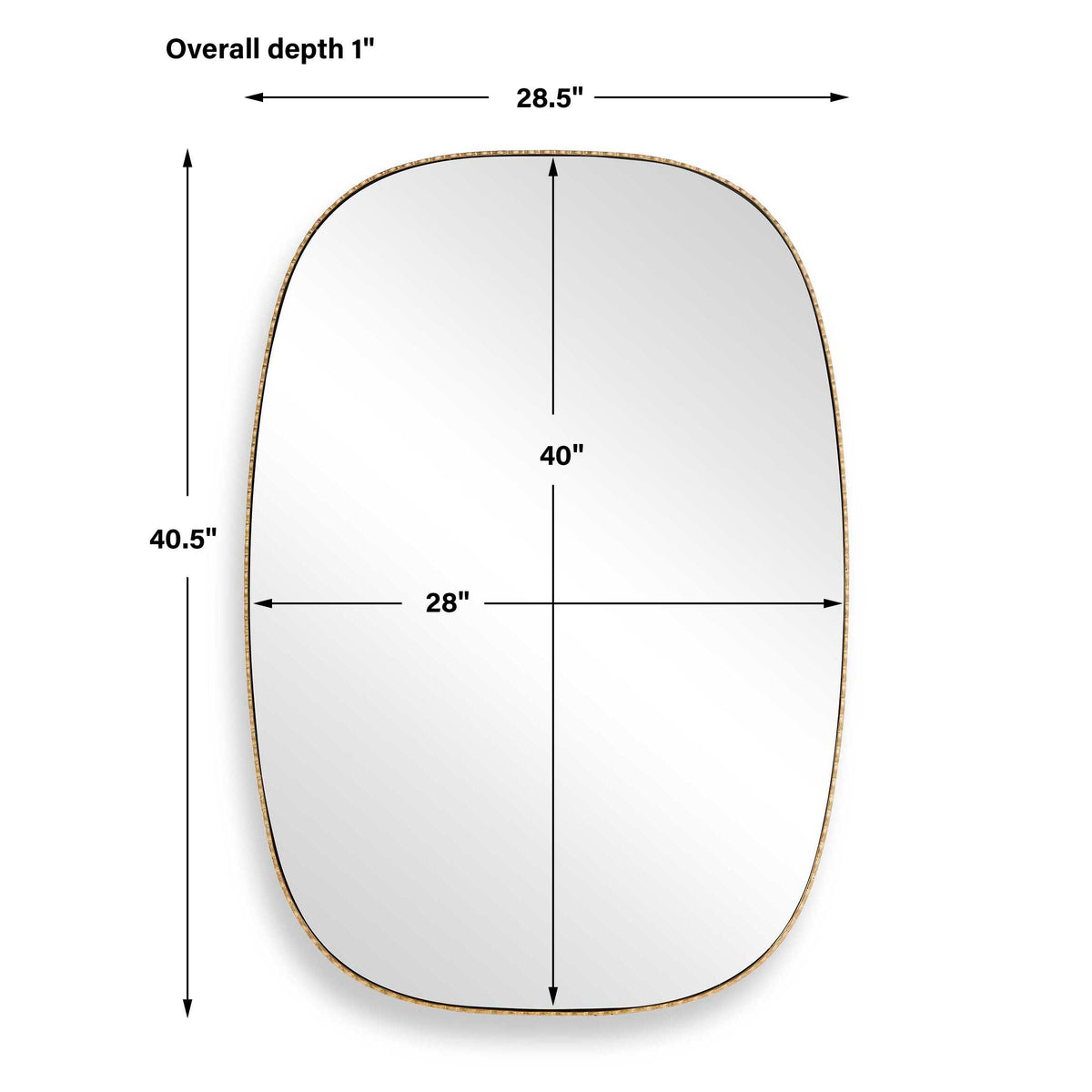 Nidia Antique Gold Mirror