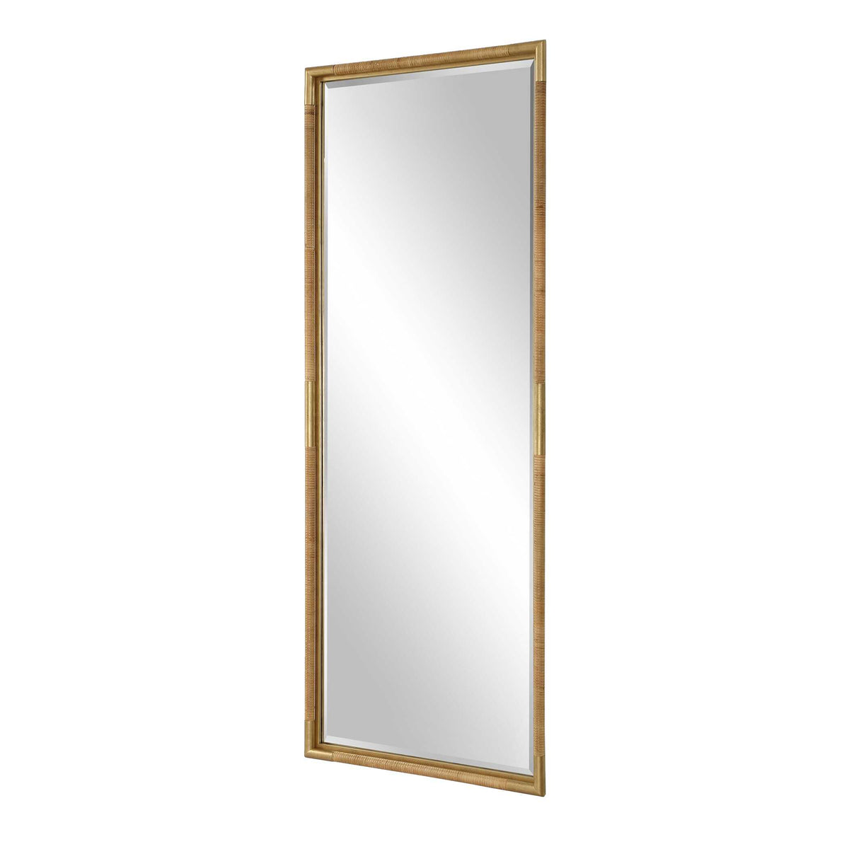 Kampar Full Length Rattan Tall Mirror