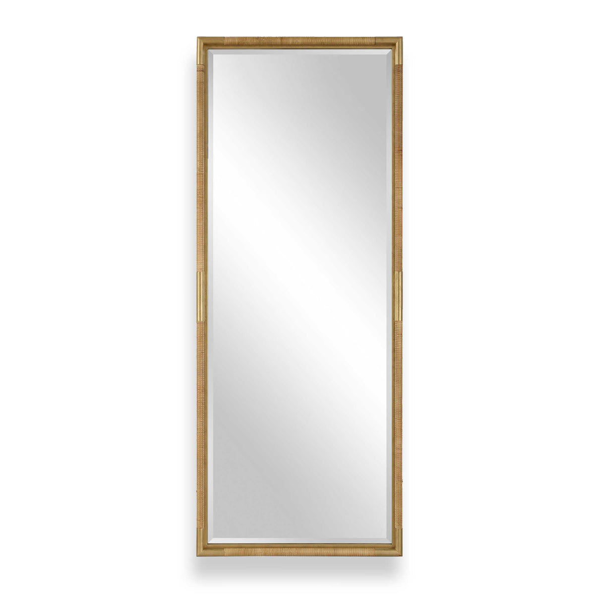 Kampar Full Length Rattan Tall Mirror