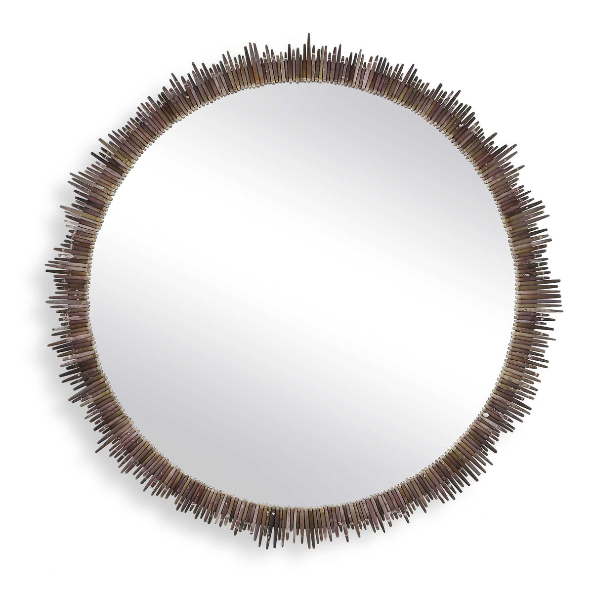 Tiger Sea Urchin Round Mirror