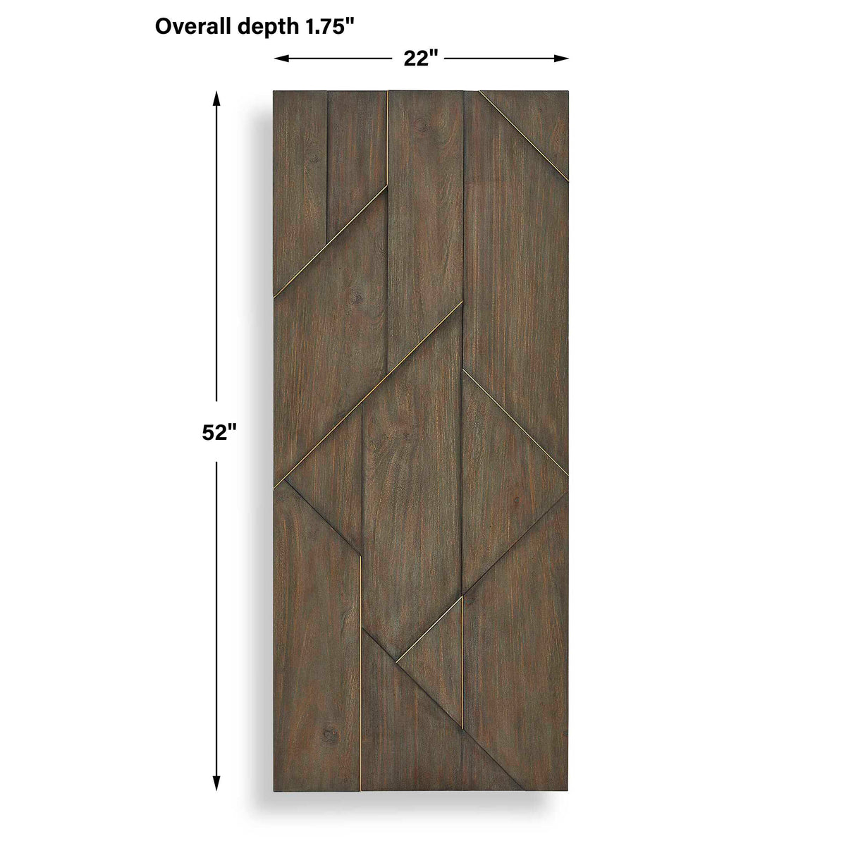 Hanoi Geometric Wood Wall Panel