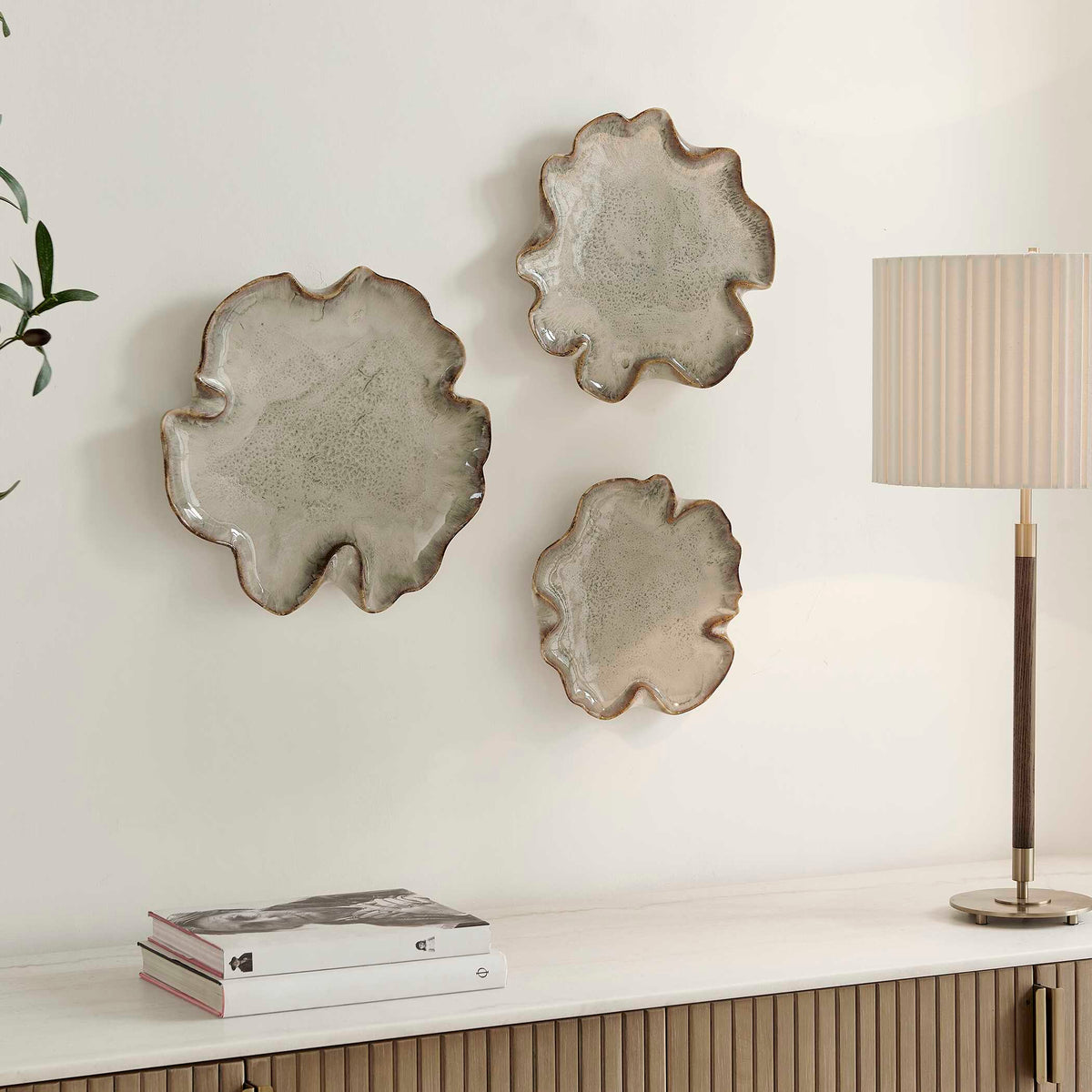 Selene Gray Wall Decor, S/3