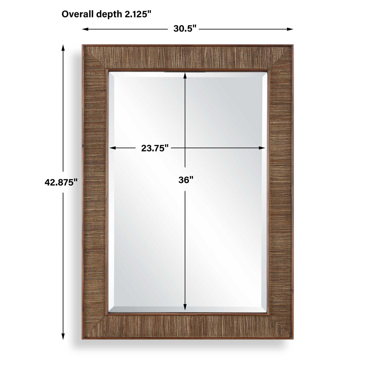 Aldous Walnut Mirror