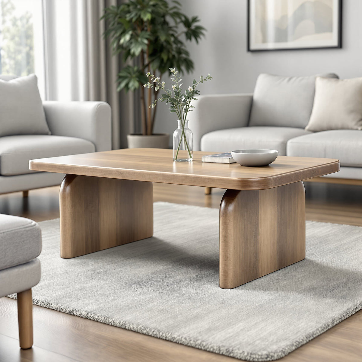 Durham Coffee Table (Trestle)