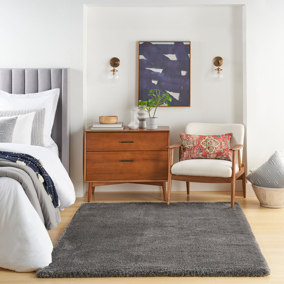 Dreamy Shag DRS05 Grey Rug