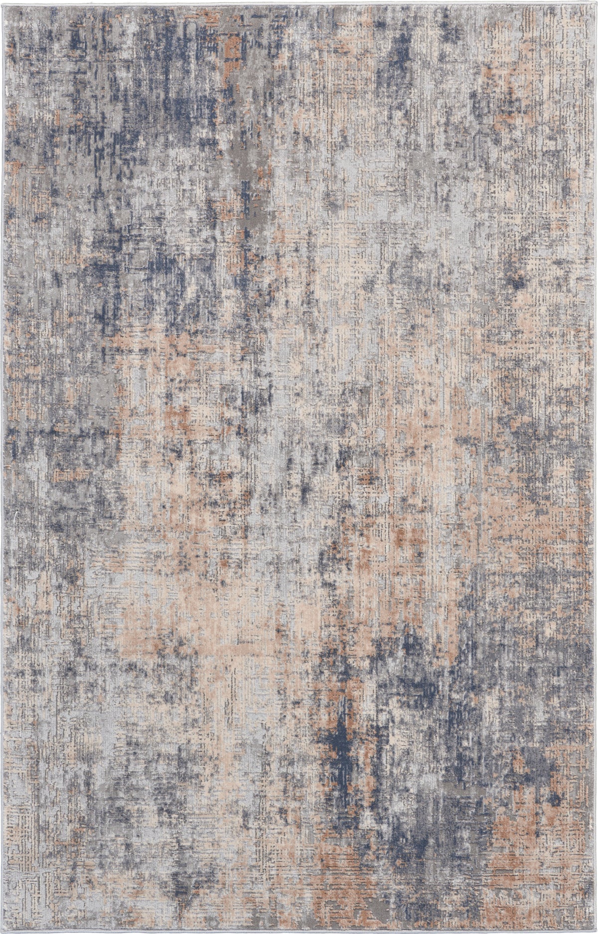 Rustic Textures RUS01 Grey Beige Rug