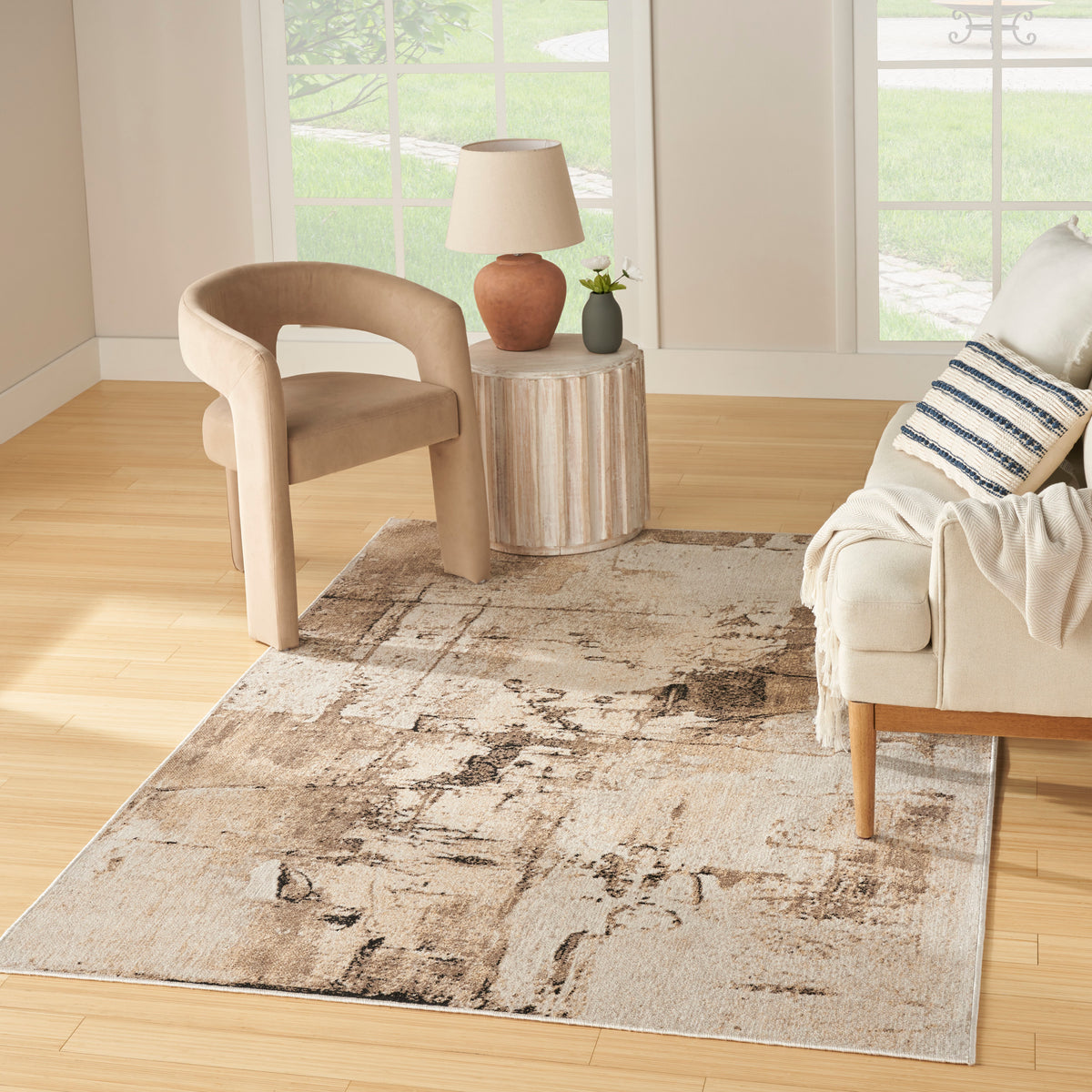 Washable Decor WSD09 Mocha Rug