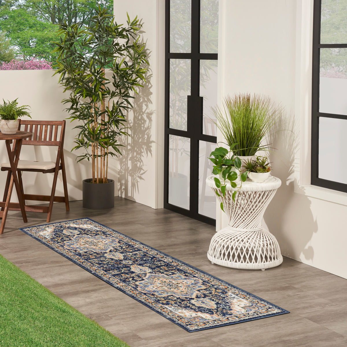 Nourison Essentials Persian NRE07 Navy Rug