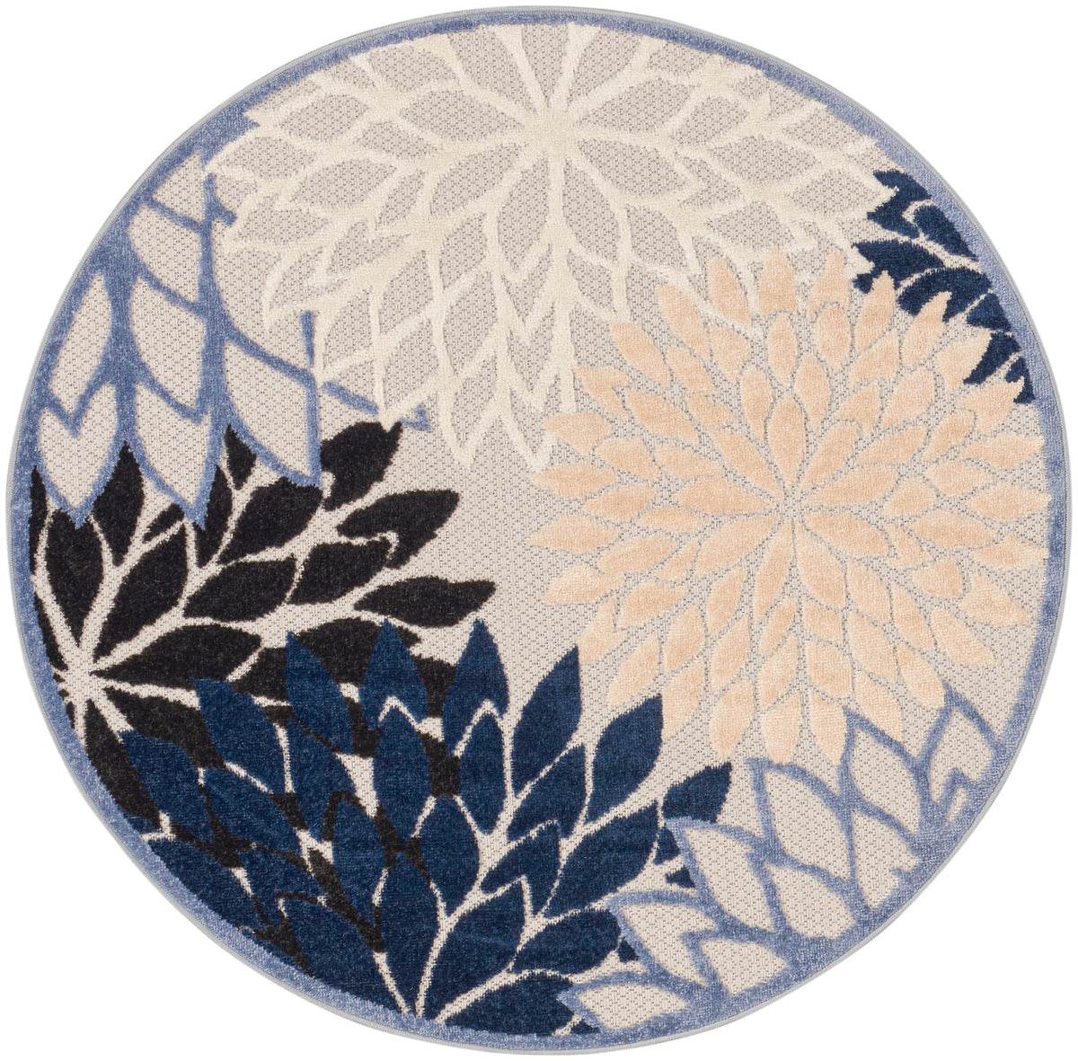 Aloha ALH05 Blue Multicolor Rug