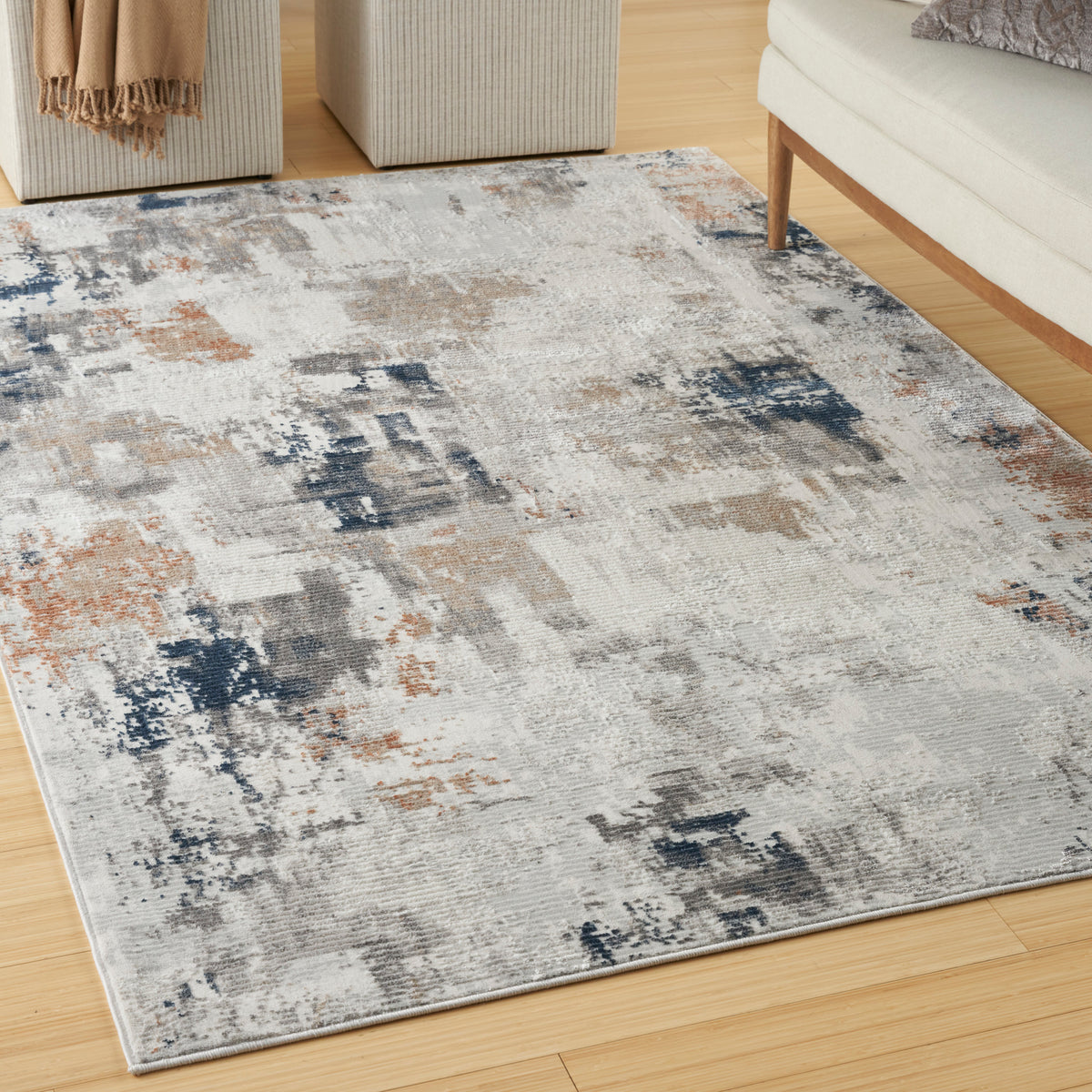 Home Texture HMT04 Grey Blue Rug
