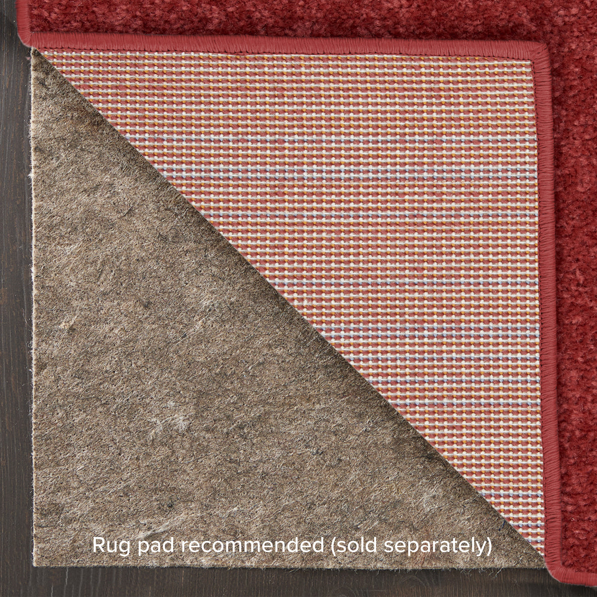 Nourison Essentials NRE01 Brick Red Rug
