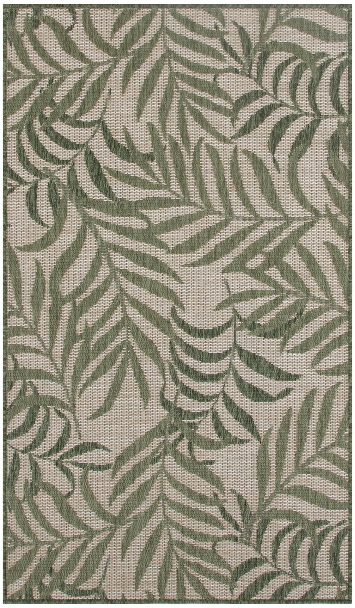 Garden Oasis GOA01 Ivory Green Rug