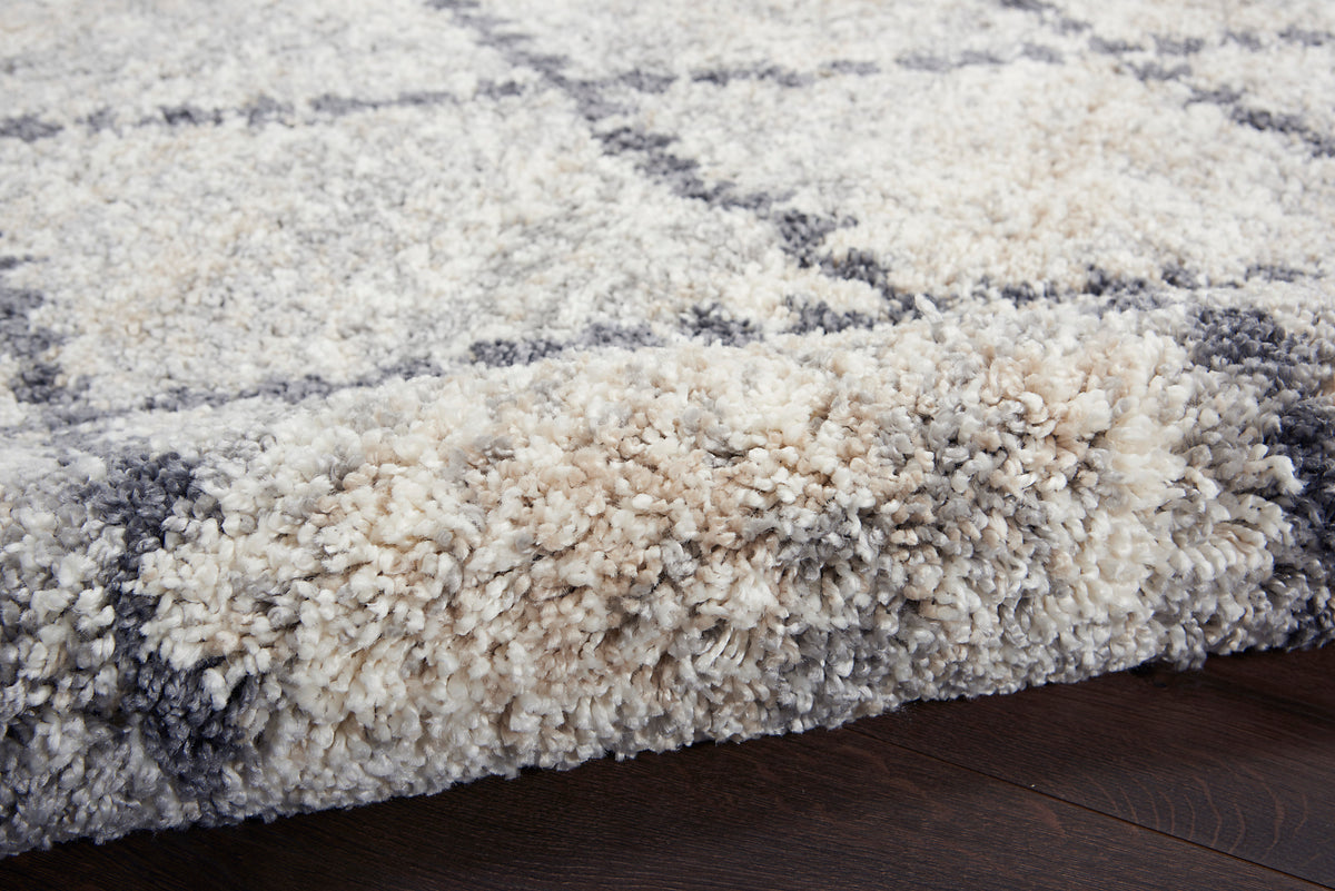 Oslo Shag OSL01 Silver Grey Rug