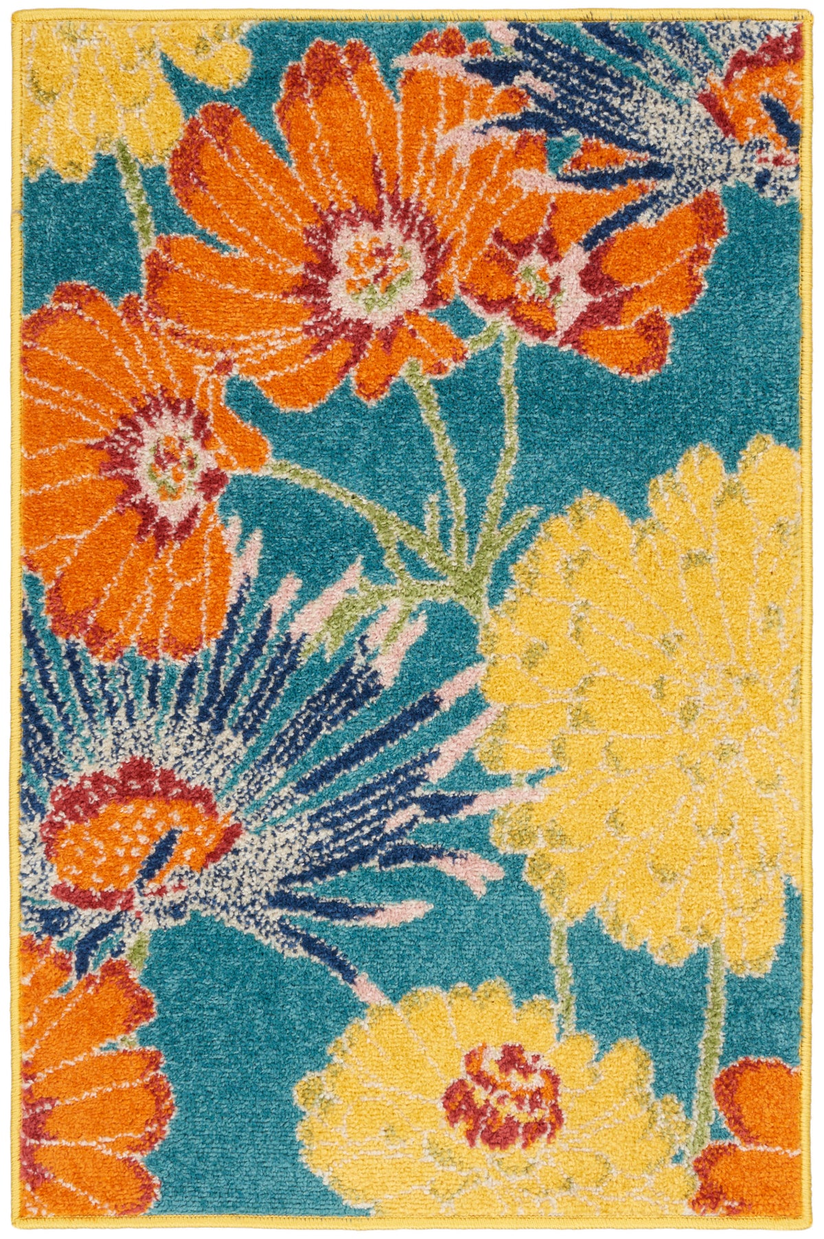 Allur ALR06 Turquoise Multicolor Rug