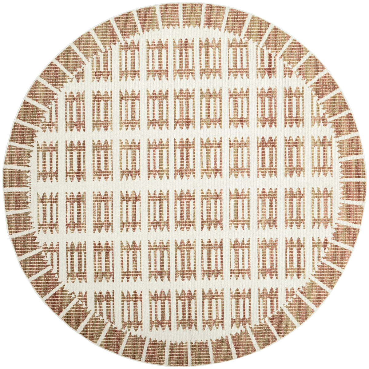 Nordic NRC16 Ivory Rust Rug