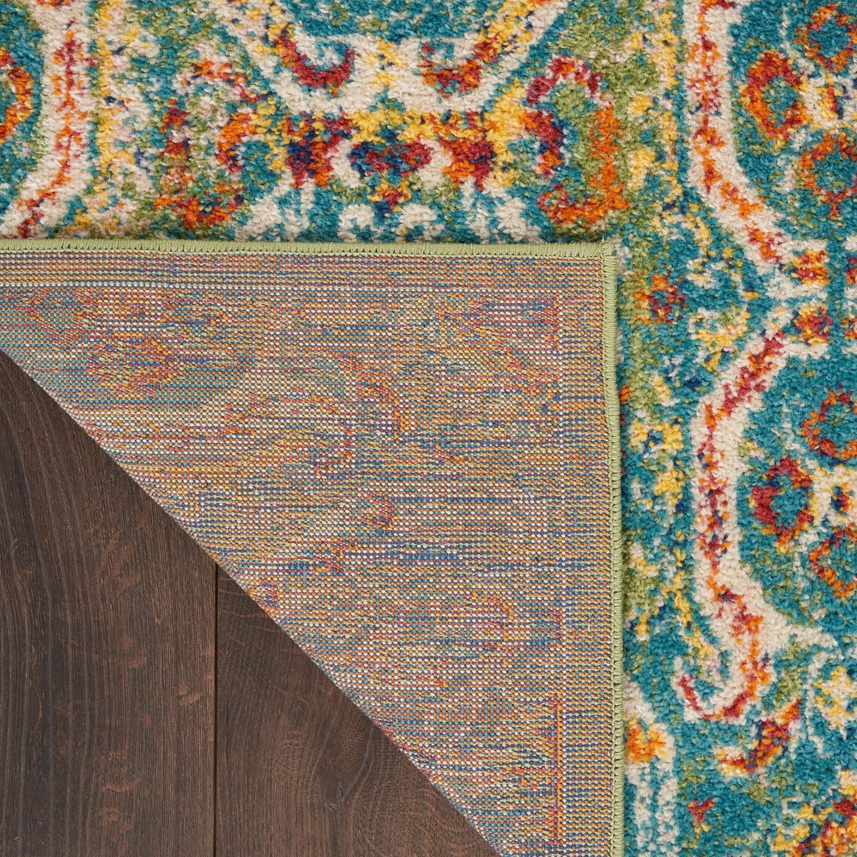Allur ALR05 Turquoise Multicolor Rug