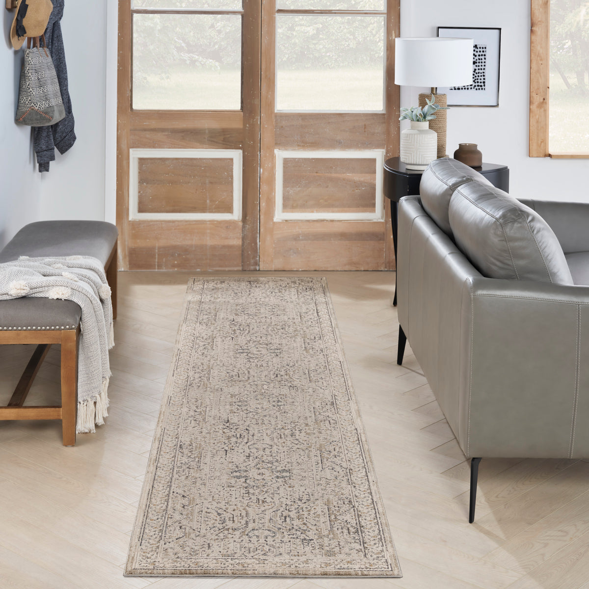 Lynx LNX01 Ivory Grey Blue Rug