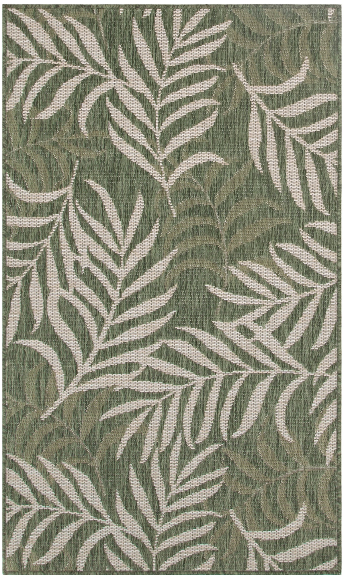 Garden Oasis GOA01 Green Ivory Rug