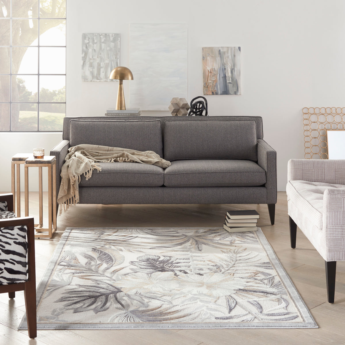 Seaside SDS02 Ivory Grey Rug