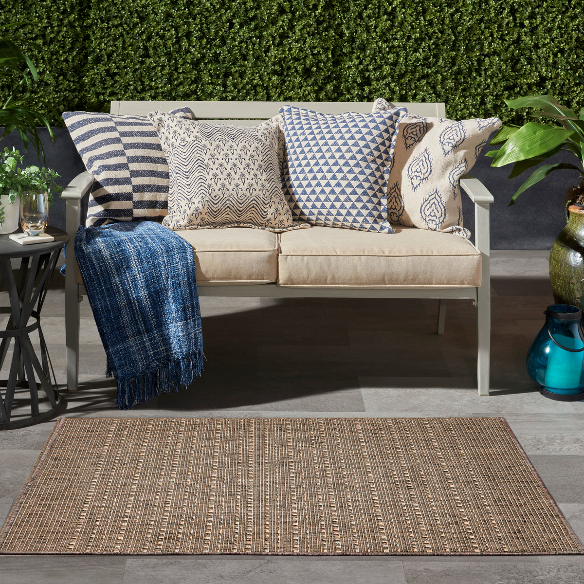 Tulum TLM01 Brown Rug