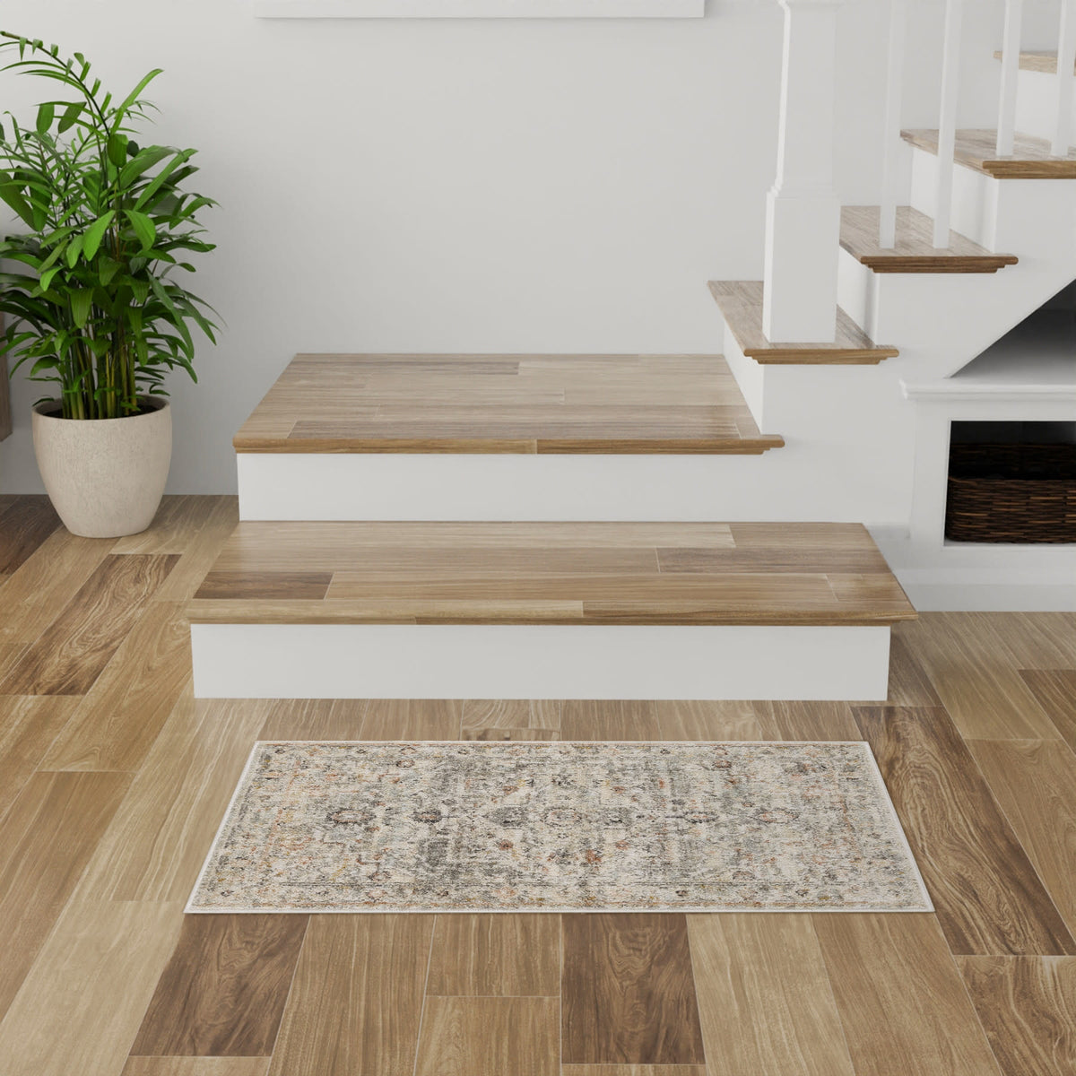Oushak Home OUS02 Light Grey Rug