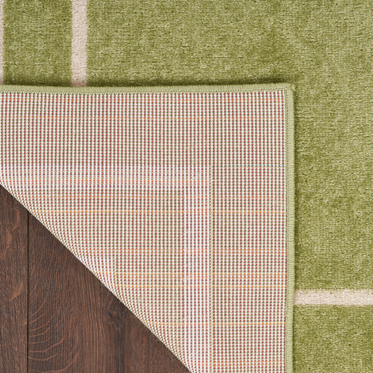 Nourison Essentials NRE02 Green Ivory Rug