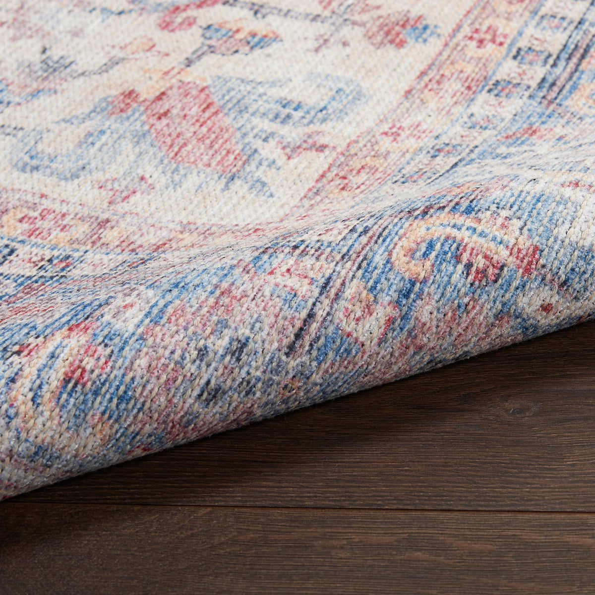 New Concept Washables SR104 Blue Multicolor Rug
