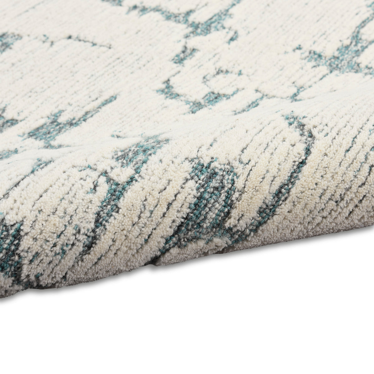 CK009 Sculptural SCL01 Teal Rug