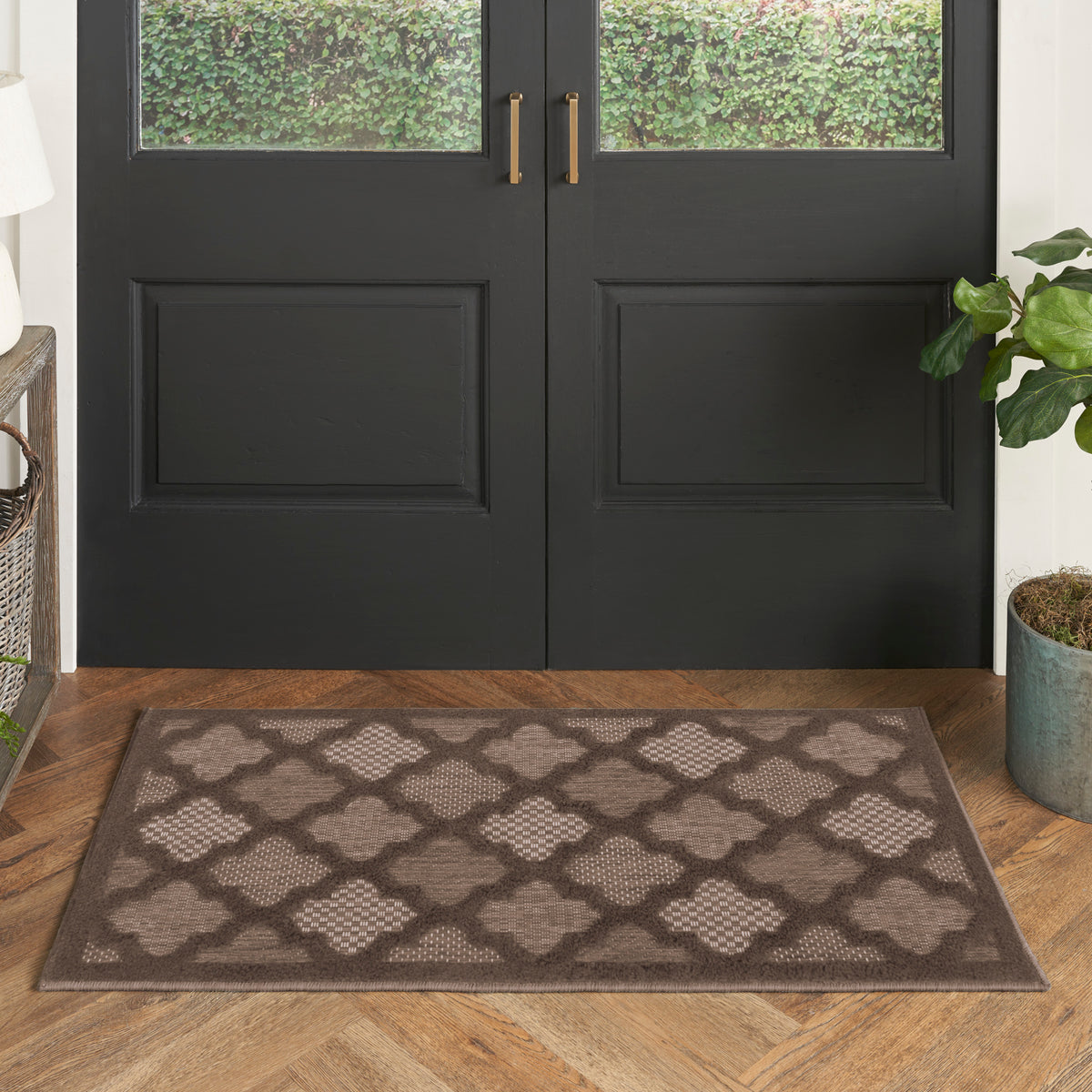 Easy Care NES01 Brown Rug