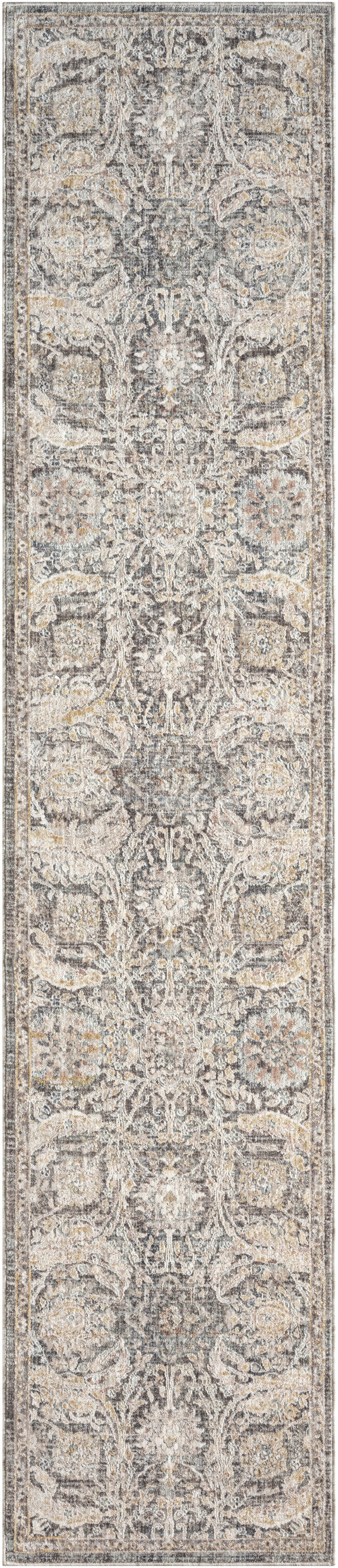 Antique Fusion ANF03 Charcoal Multicolor Rug