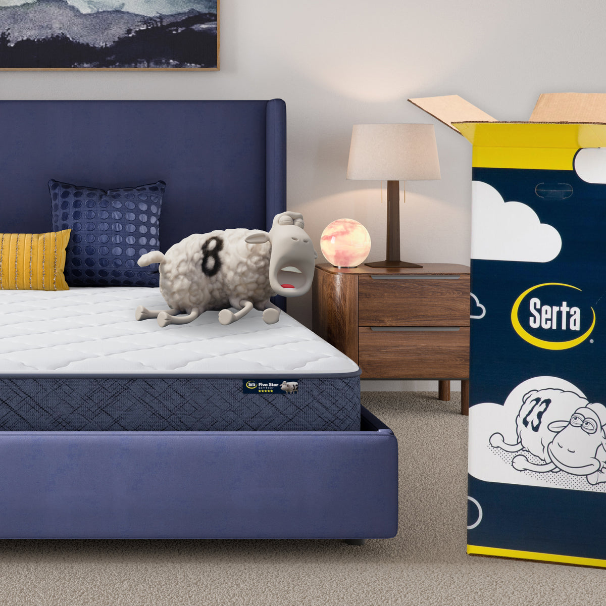 Five Star Mattress Calming Seas 8" Medium Mattress in a Box