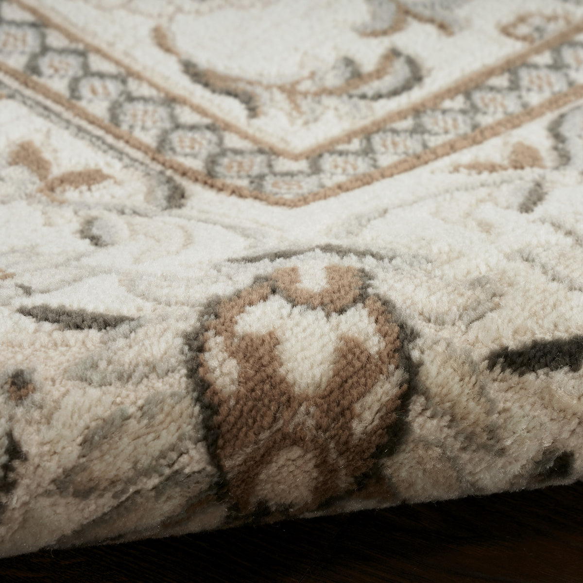 Serenity Home SRH02 Ivory Mocha Rug