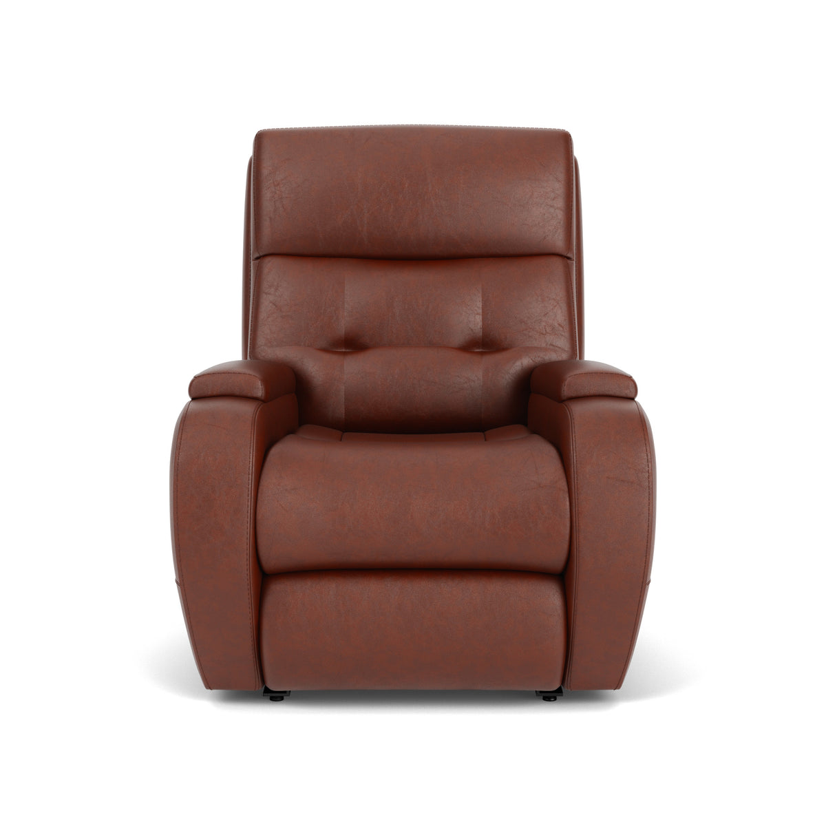 Strait Leather Power Recliner with Power Headrest