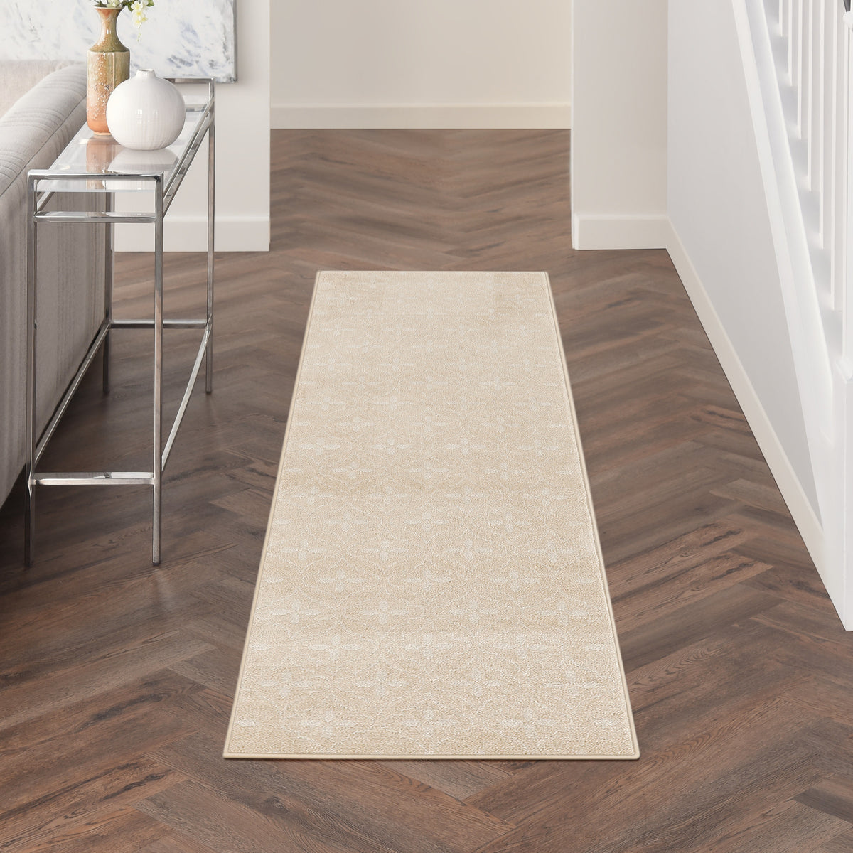 Nourison Essentials NRE04 Ivory Beige Rug