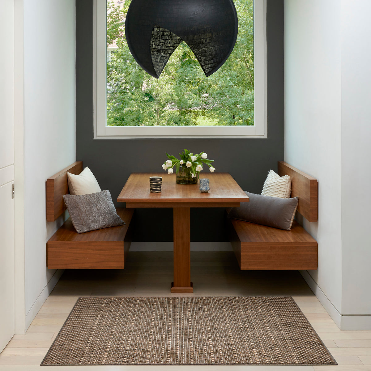 Tulum TLM01 Brown Rug