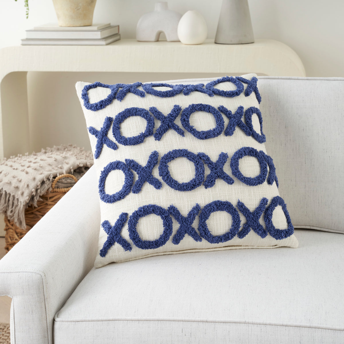 Lifestyle GC577 Blue Ink 18" x 18" Throw Pillows