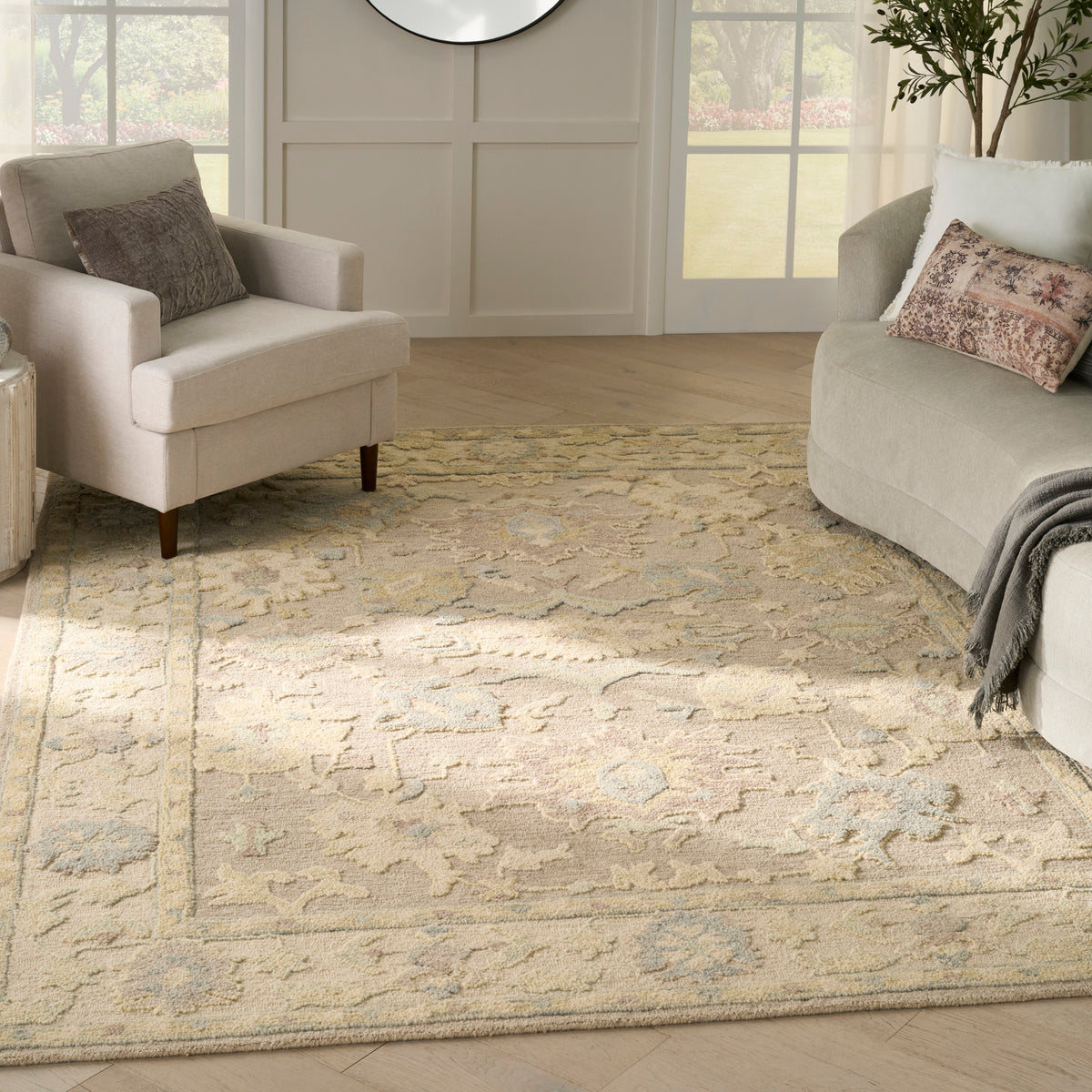Maison MSO01 Taupe Ivory Rug