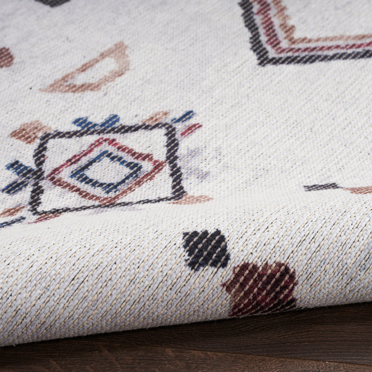 New Concept Washables SR108 Ivory Multicolor Rug