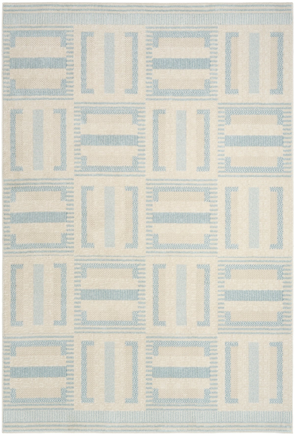 Nordic NRC11 Ivory Blue Rug