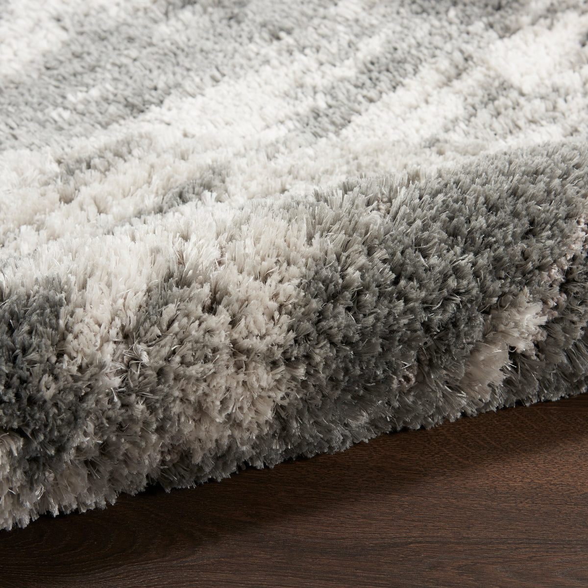 Dreamy Shag DRS02 Charcoal Ivory Rug