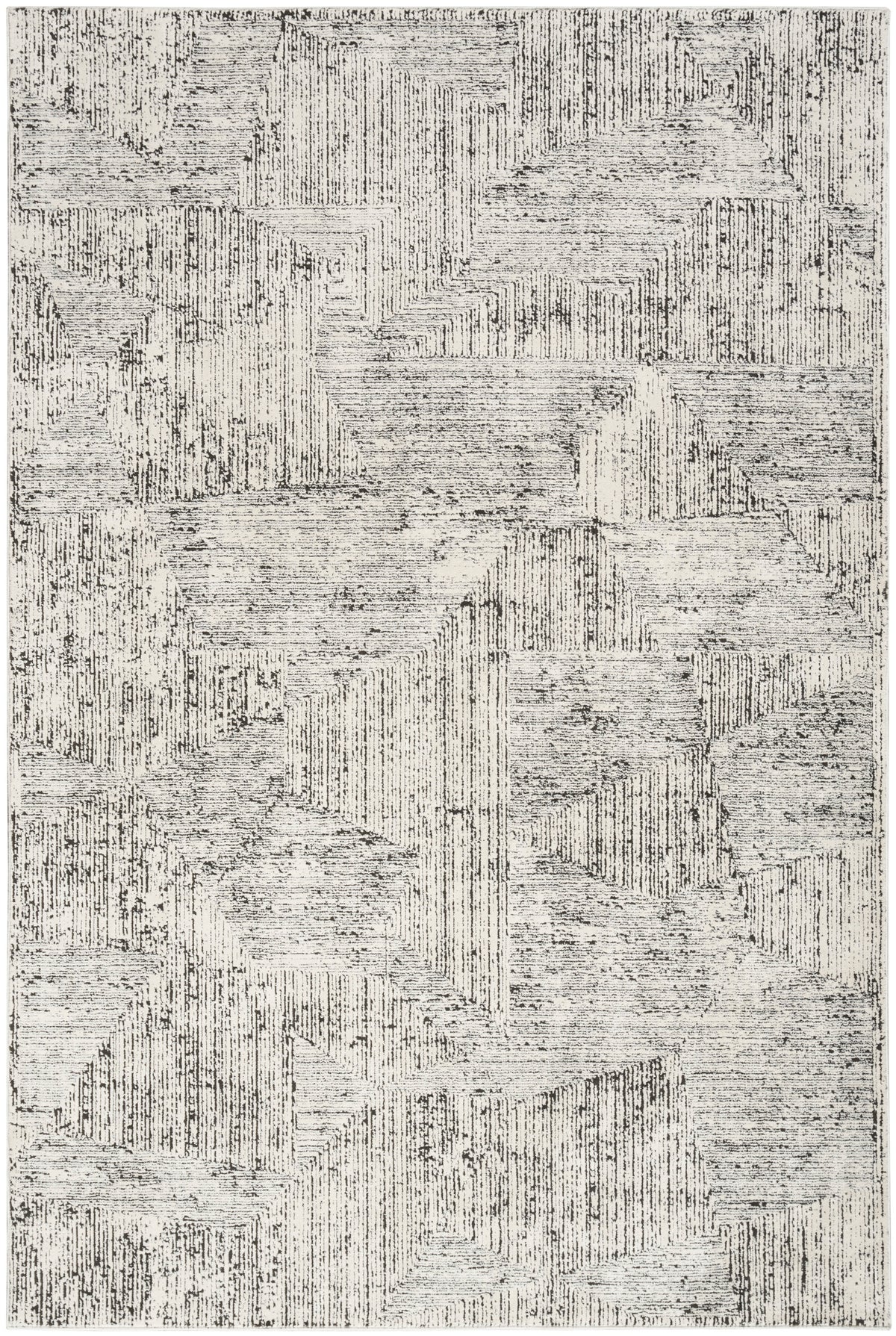 CK024 Irradiant IRR01 Cream Black Rug