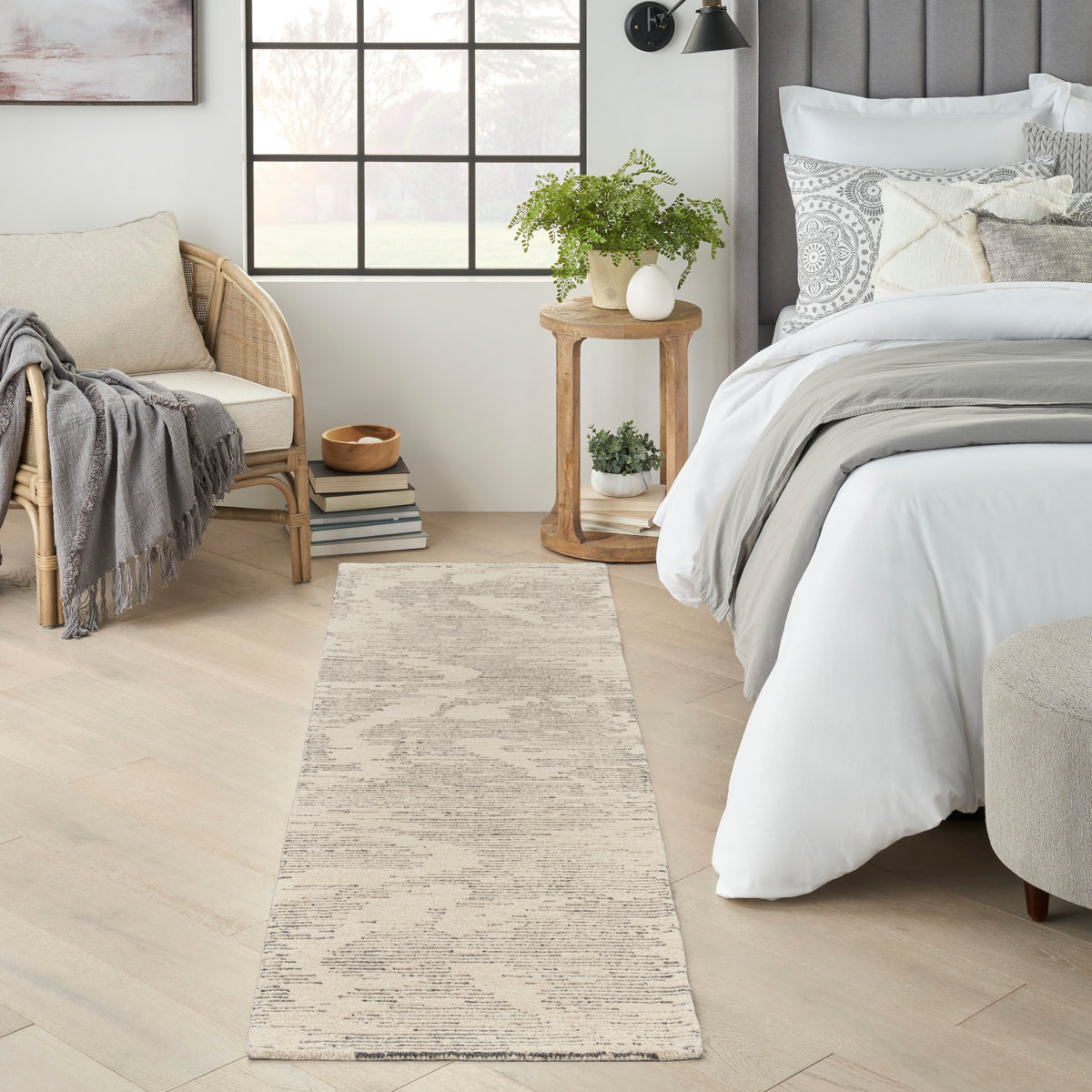 Ma30 Star SMR02 Ivory/Grey Rug